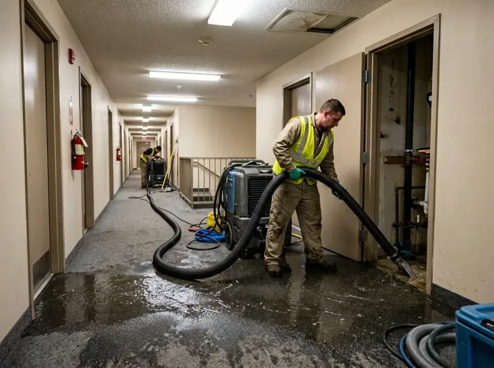 multi-unit-apartment-hallway-f-005 — frequently asked questions, Emergency Burst Pipe Water Extraction & Removal in Hoxie, AR